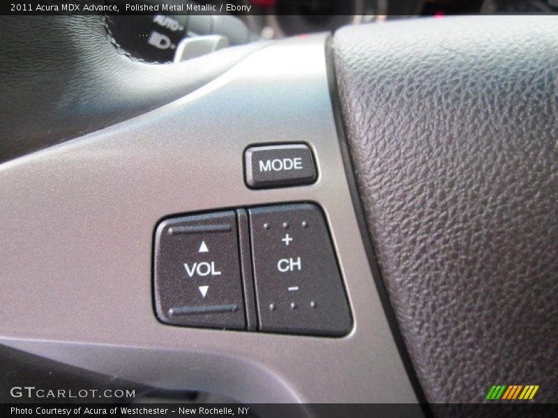 Polished Metal Metallic / Ebony 2011 Acura MDX Advance