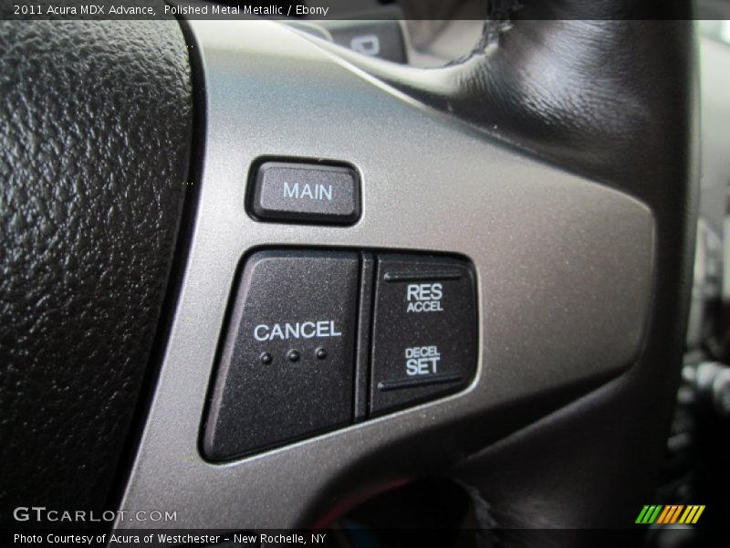 Polished Metal Metallic / Ebony 2011 Acura MDX Advance