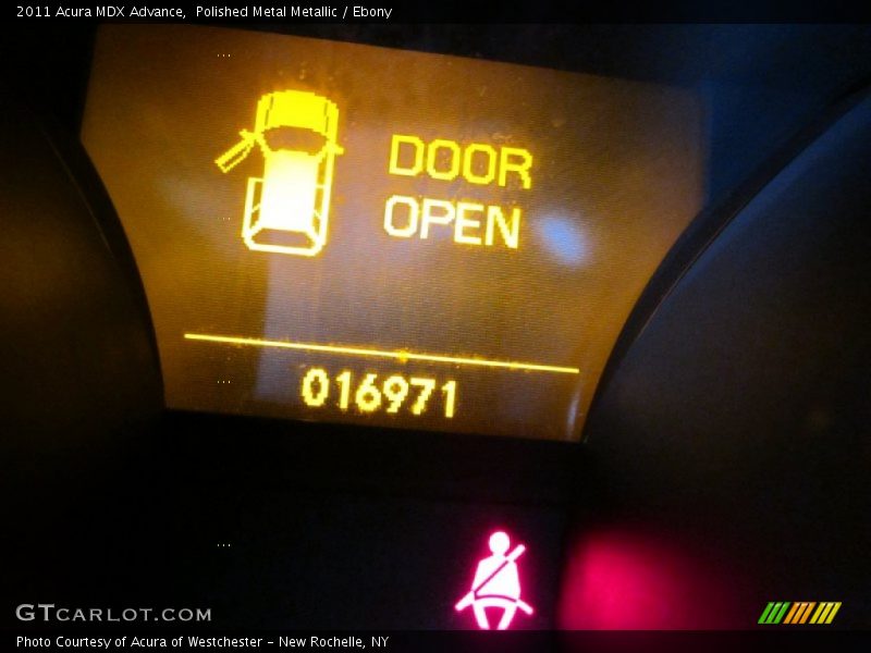 Polished Metal Metallic / Ebony 2011 Acura MDX Advance