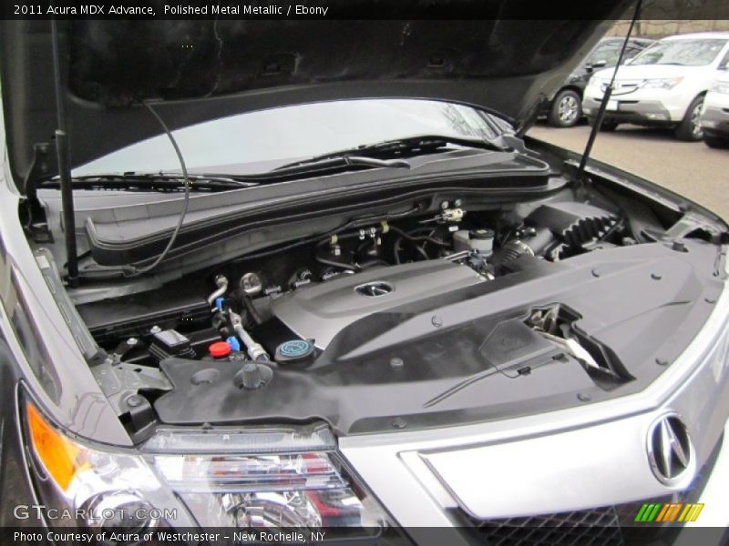 Polished Metal Metallic / Ebony 2011 Acura MDX Advance