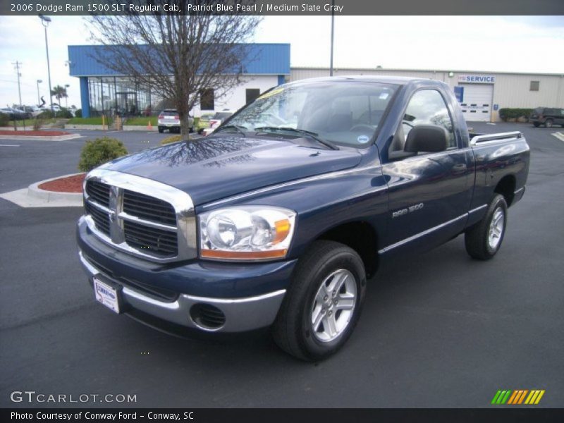Patriot Blue Pearl / Medium Slate Gray 2006 Dodge Ram 1500 SLT Regular Cab