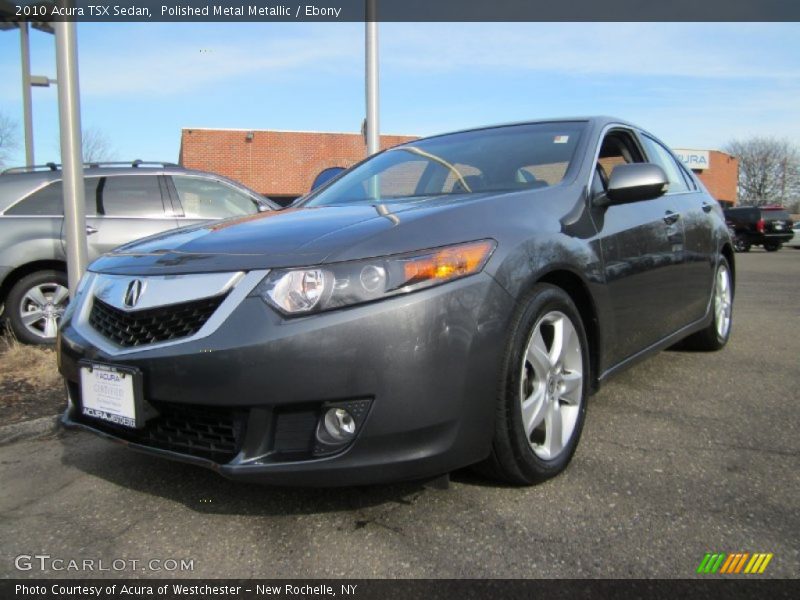 Polished Metal Metallic / Ebony 2010 Acura TSX Sedan