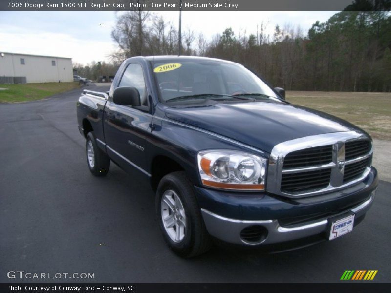 Patriot Blue Pearl / Medium Slate Gray 2006 Dodge Ram 1500 SLT Regular Cab