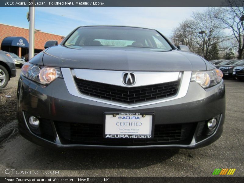 Polished Metal Metallic / Ebony 2010 Acura TSX Sedan