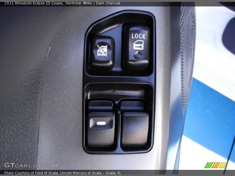 Northstar White / Dark Charcoal 2011 Mitsubishi Eclipse GS Coupe