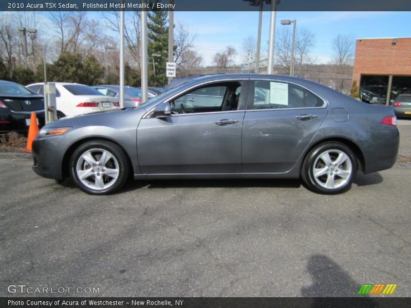 Polished Metal Metallic / Ebony 2010 Acura TSX Sedan