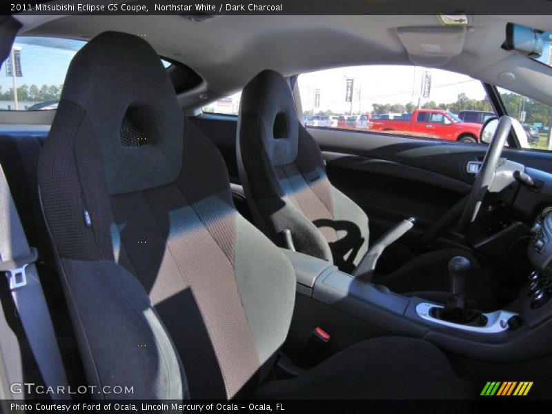 Northstar White / Dark Charcoal 2011 Mitsubishi Eclipse GS Coupe