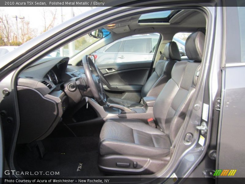 Polished Metal Metallic / Ebony 2010 Acura TSX Sedan