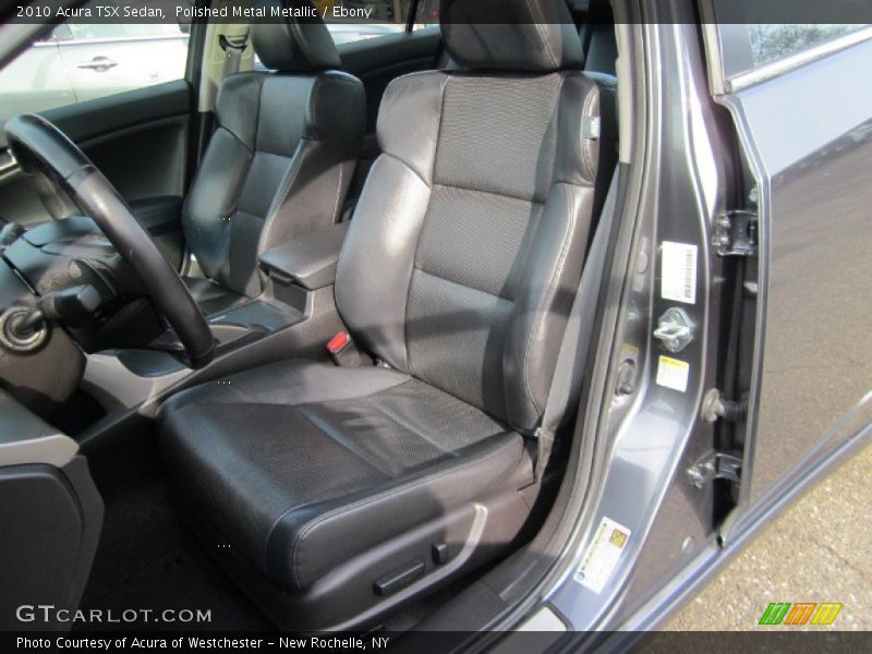 Polished Metal Metallic / Ebony 2010 Acura TSX Sedan