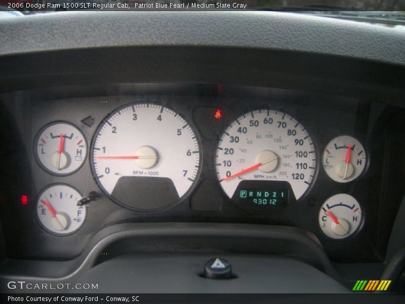 Patriot Blue Pearl / Medium Slate Gray 2006 Dodge Ram 1500 SLT Regular Cab