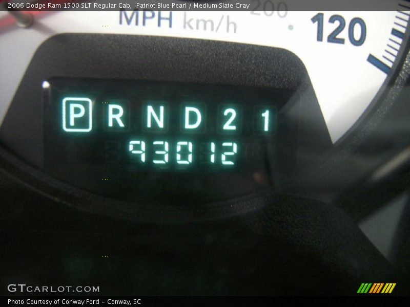 Patriot Blue Pearl / Medium Slate Gray 2006 Dodge Ram 1500 SLT Regular Cab