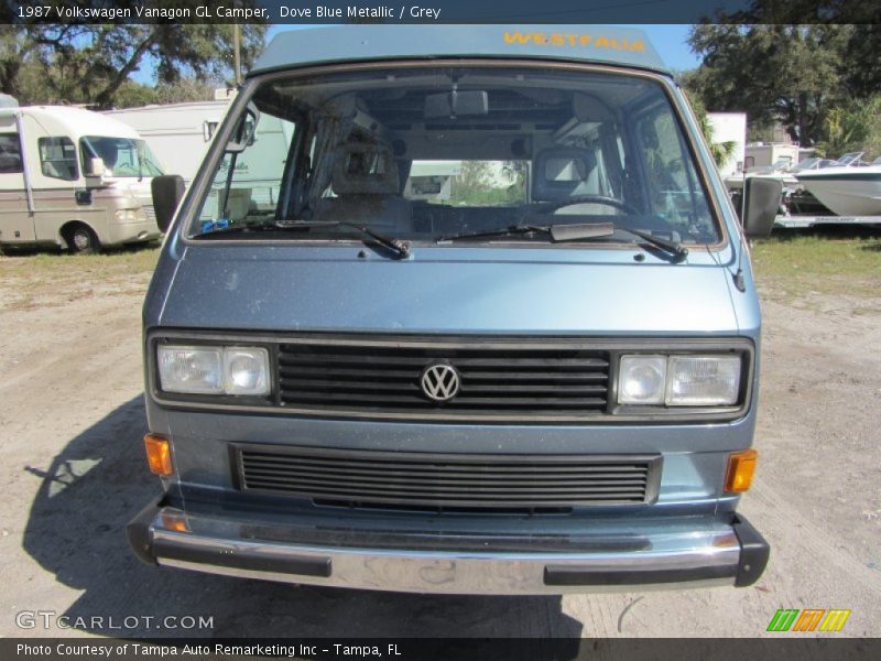 Dove Blue Metallic / Grey 1987 Volkswagen Vanagon GL Camper