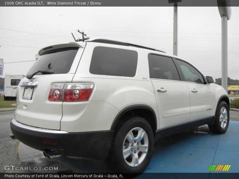 White Diamond Tricoat / Ebony 2008 GMC Acadia SLT