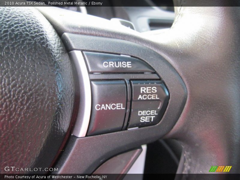 Polished Metal Metallic / Ebony 2010 Acura TSX Sedan