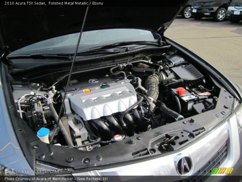 Polished Metal Metallic / Ebony 2010 Acura TSX Sedan