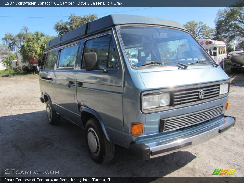 Dove Blue Metallic / Grey 1987 Volkswagen Vanagon GL Camper