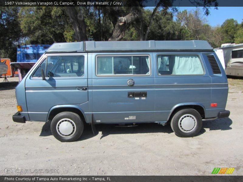  1987 Vanagon GL Camper Dove Blue Metallic