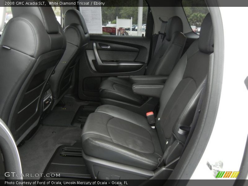 White Diamond Tricoat / Ebony 2008 GMC Acadia SLT