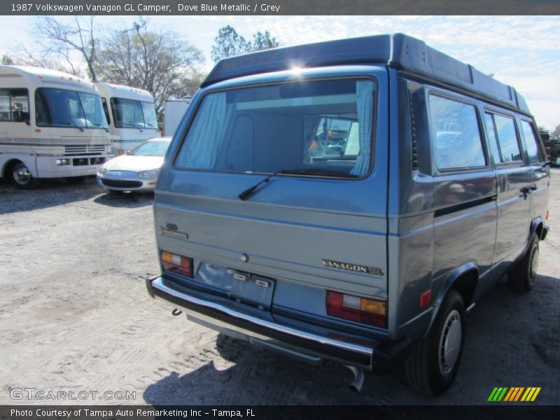 Dove Blue Metallic / Grey 1987 Volkswagen Vanagon GL Camper