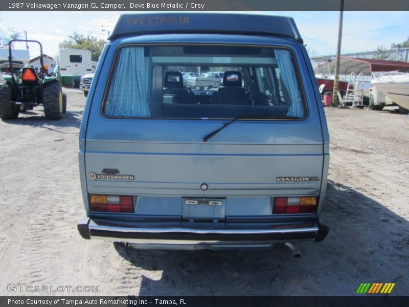 Dove Blue Metallic / Grey 1987 Volkswagen Vanagon GL Camper