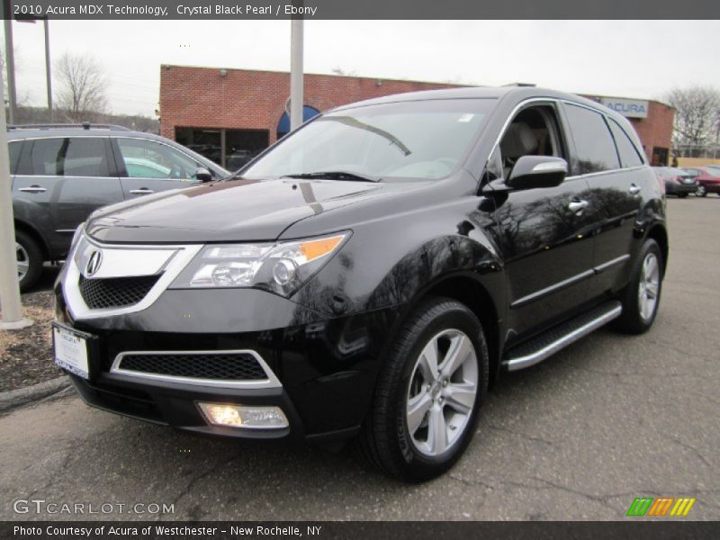 Crystal Black Pearl / Ebony 2010 Acura MDX Technology