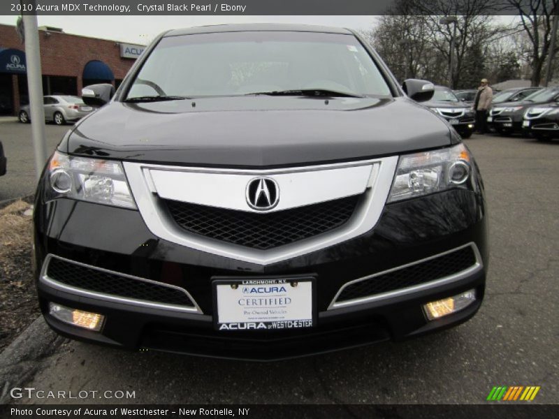 Crystal Black Pearl / Ebony 2010 Acura MDX Technology