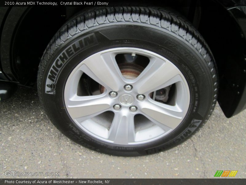Crystal Black Pearl / Ebony 2010 Acura MDX Technology