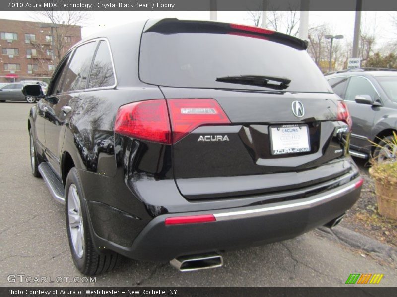 Crystal Black Pearl / Ebony 2010 Acura MDX Technology