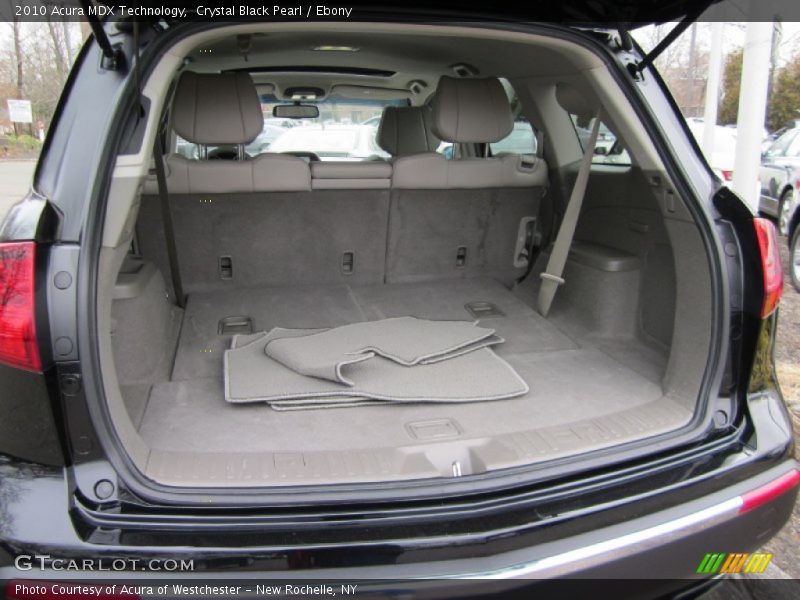 Crystal Black Pearl / Ebony 2010 Acura MDX Technology
