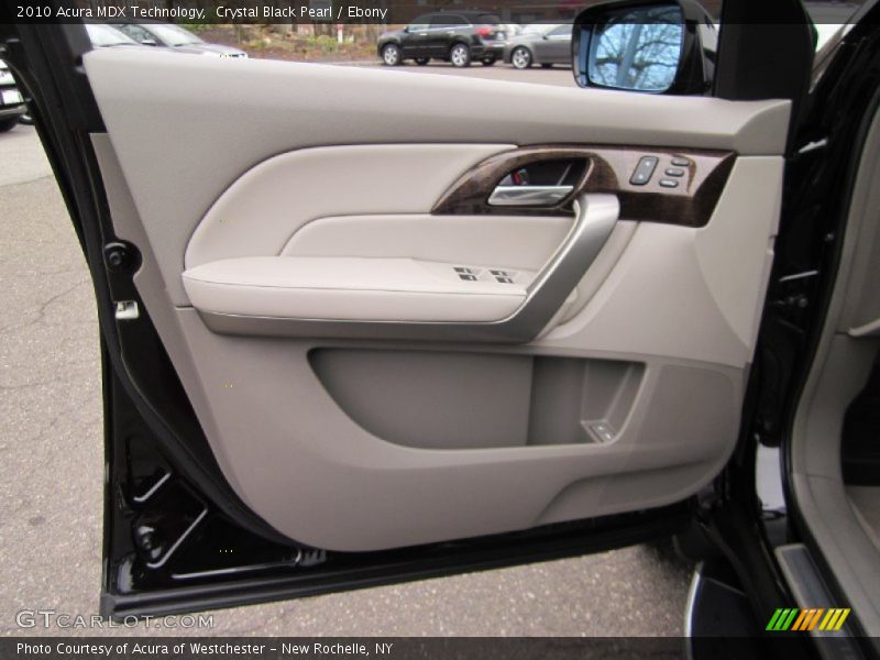 Crystal Black Pearl / Ebony 2010 Acura MDX Technology