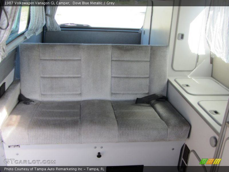 Rear Seat of 1987 Vanagon GL Camper