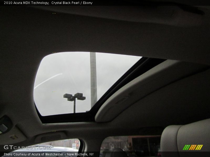 Crystal Black Pearl / Ebony 2010 Acura MDX Technology
