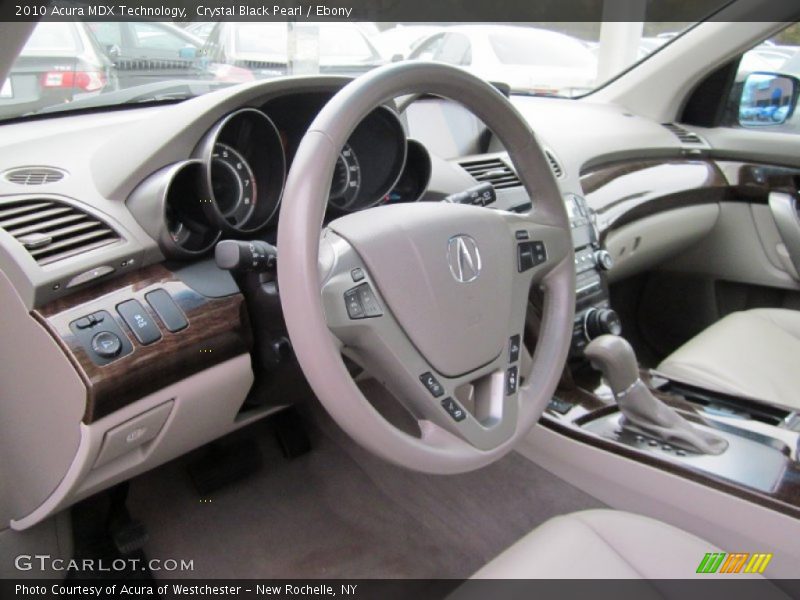 Crystal Black Pearl / Ebony 2010 Acura MDX Technology