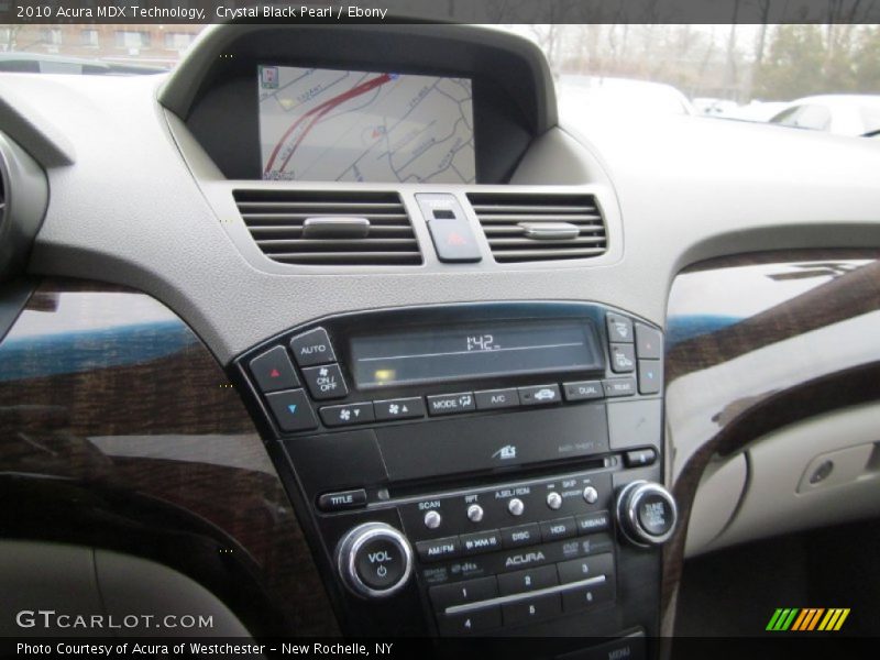Crystal Black Pearl / Ebony 2010 Acura MDX Technology
