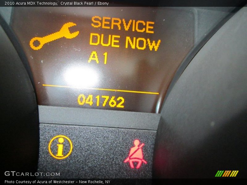 Crystal Black Pearl / Ebony 2010 Acura MDX Technology
