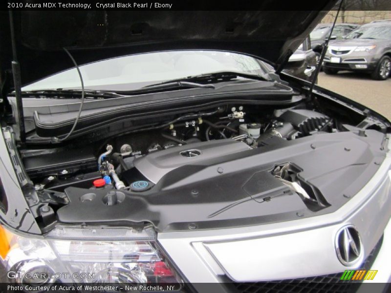 Crystal Black Pearl / Ebony 2010 Acura MDX Technology