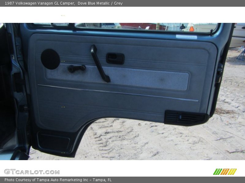 Dove Blue Metallic / Grey 1987 Volkswagen Vanagon GL Camper