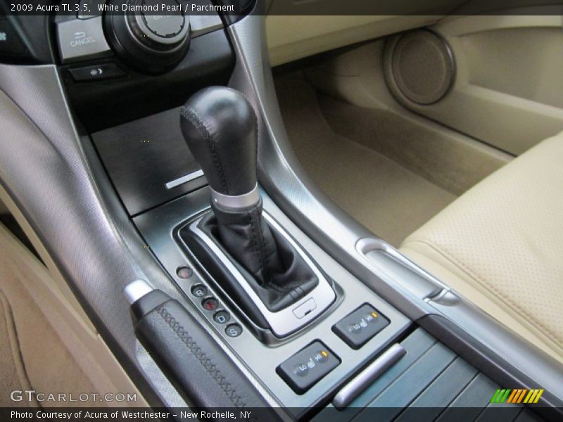 White Diamond Pearl / Parchment 2009 Acura TL 3.5