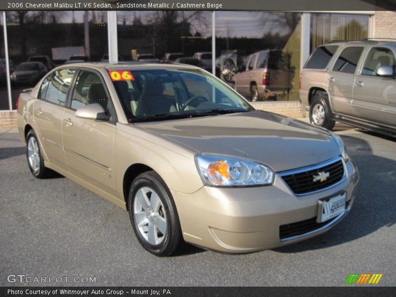 Sandstone Metallic / Cashmere Beige 2006 Chevrolet Malibu LT V6 Sedan