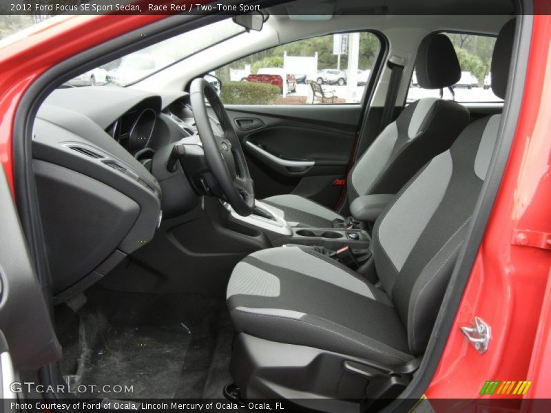  2012 Focus SE Sport Sedan Two-Tone Sport Interior