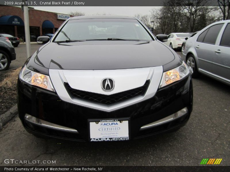 Crystal Black Pearl / Ebony 2009 Acura TL 3.5