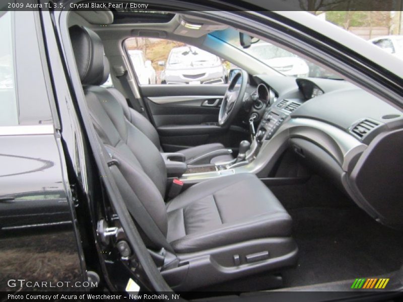 Crystal Black Pearl / Ebony 2009 Acura TL 3.5