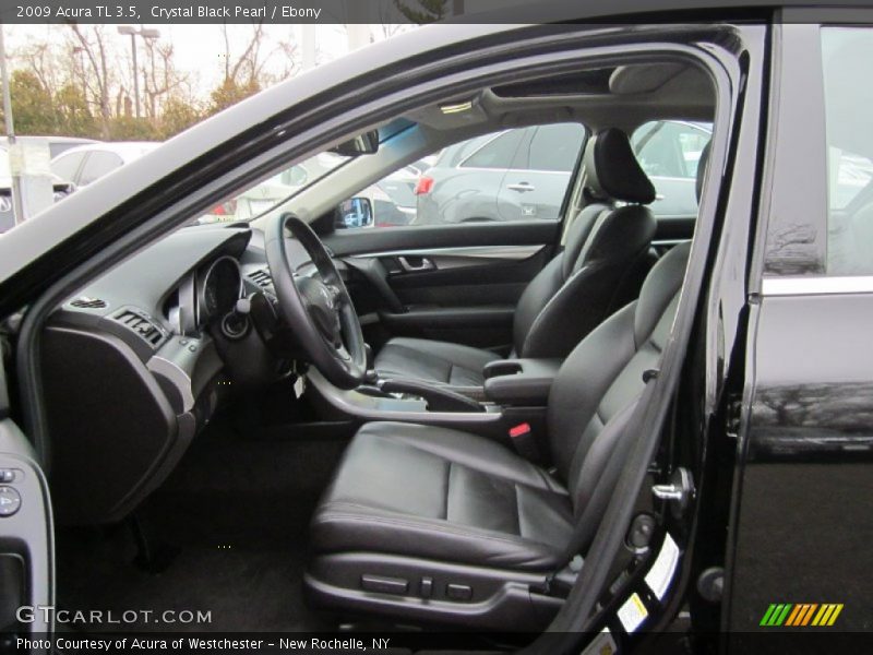 Crystal Black Pearl / Ebony 2009 Acura TL 3.5