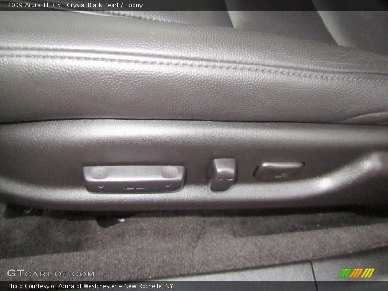 Crystal Black Pearl / Ebony 2009 Acura TL 3.5