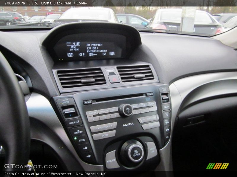 Crystal Black Pearl / Ebony 2009 Acura TL 3.5
