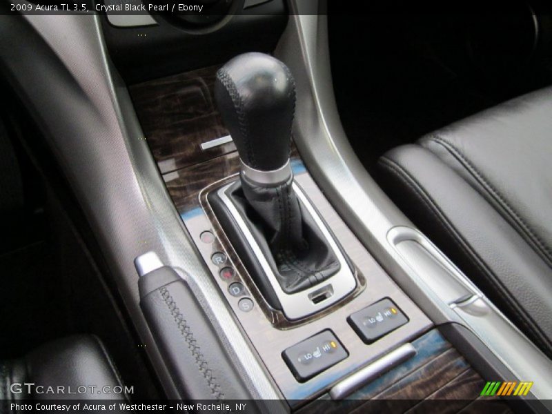 Crystal Black Pearl / Ebony 2009 Acura TL 3.5