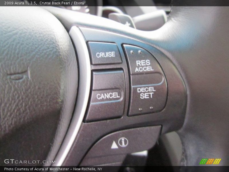 Crystal Black Pearl / Ebony 2009 Acura TL 3.5