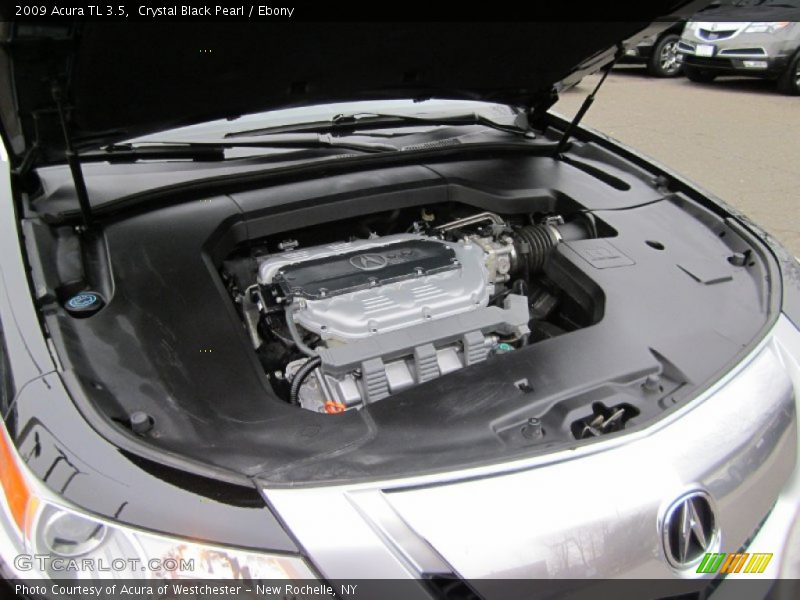 Crystal Black Pearl / Ebony 2009 Acura TL 3.5