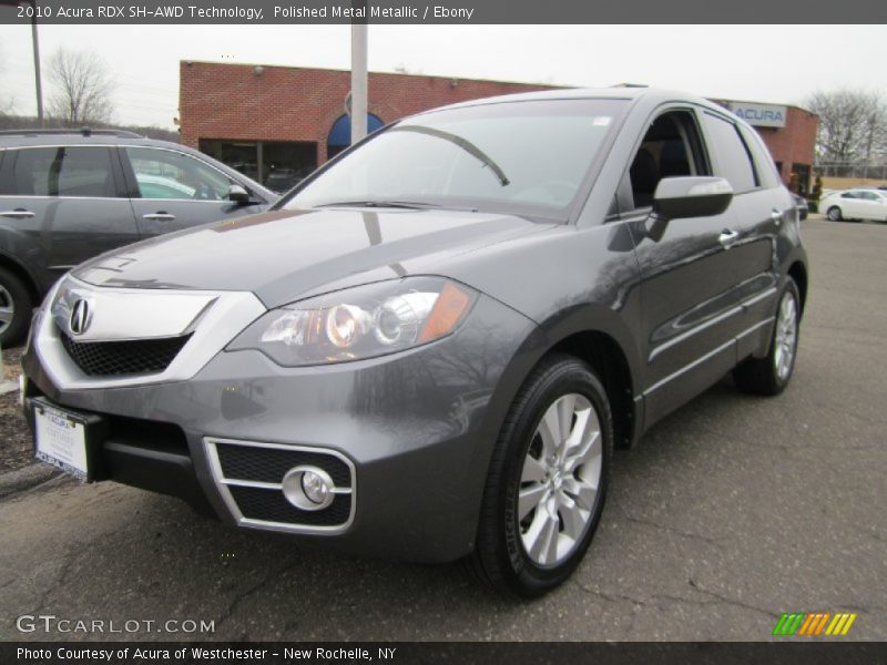 Polished Metal Metallic / Ebony 2010 Acura RDX SH-AWD Technology