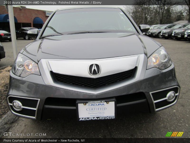 Polished Metal Metallic / Ebony 2010 Acura RDX SH-AWD Technology